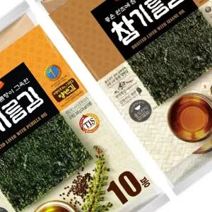 양반 들기름 + 참기름 전장김 20g x 20 코스트코