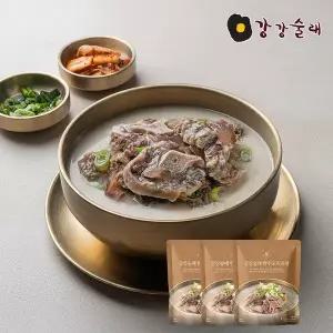 [강강술래] 한우 꼬리곰탕 1kg x 3팩