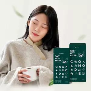 코모디 360도 핫플러 목핫팩 방한용품 넥워머 온열 목도리 찜질팩 2상자 6개입