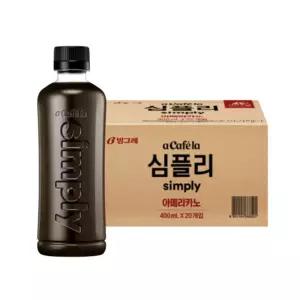 아카페라 심플리 아메리카노 400ml 20개