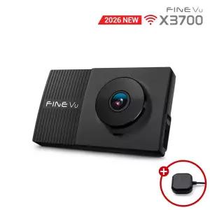 [출장장착/128GB]파인뷰 X3700 QHD 2채널 AI블랙박스 스마트폰 연동