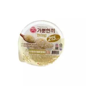 오뚜기 가뿐한끼 현미밥 150g x 30개(1박스)