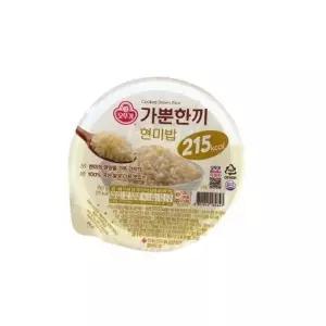 오뚜기 가뿐한끼 현미밥 150g x 30개(