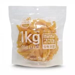 간식 테비 강아지 고구마스틱 1kg 애견간식 고구마큐브 사사미 통고 애견
