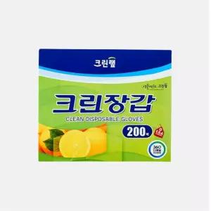 크린？N 장갑 200매주방 비닐 요리 다용도 뽑아쓰는 일회용비닐 일회용 셰프 배식 대용량
