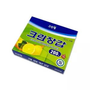 지퍼백 크린 위생장갑 -O 200매
