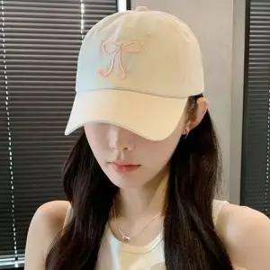 리본모자 자수 캡 여성 썸머 데일리 예쁜 볼캡 5컬러