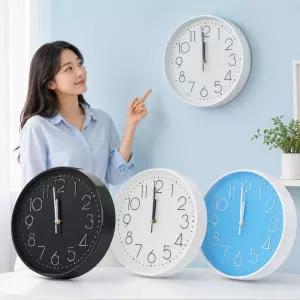 벽시계 벽걸이 무소음 인테리어 거실 바늘 사무실 무선 특이한 디자인 원형 주방 아날로그 아트월 집들이