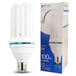 장수 EL램프 100W 삼파장 주광색 형광등색작업 실내등 전구교체 백열 교체용 등전구