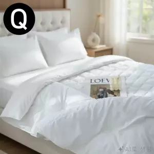 On동네 차렵 이불 패드세트 퀸 Q 화이트 호텔침구