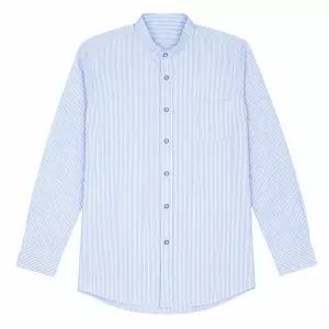 남성 스트라이프 차이나카라 포켓 셔츠 ON-SHA-QWFKQ1LA
