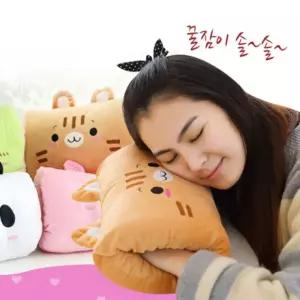 캐릭터 낮잠베개 팔베개 의자쿠션 팔 낮잠 사무실 학생 베개 쿠션 어린이집선물 책상