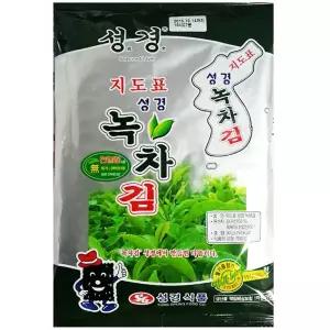 전장김 조미 성경 녹차 30g X10개 조미김 구은김 식당 성경 조미 조미김