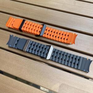삼성 갤럭시 워치 7 40mm 44mm용 2-in-1 케이스+스트랩, 갤럭시 7 스포츠 실리콘 팔찌용 울트라 47mm 외관