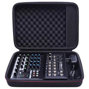 LTGEM Mackie Mix8용 하드 믹서 케이스 / Mackie ProFX6v3 / Behringer FLOW 8 컴팩트 믹서, 여행용 보호 휴대용 보관 가방
