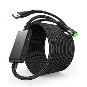 INIU 16ft VR 링크 케이블 USB 3.0 to C 고속충전 Meta Quest 호환