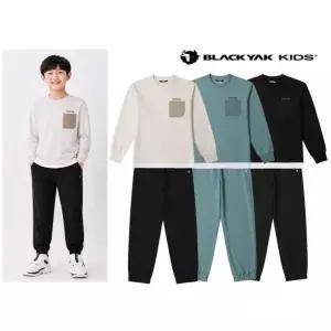 [롯데백화점]블랙야크 키즈 아동 간절기용 기본 맨투맨세트 S데니니트맨투맨세트 (정상가 139,000)