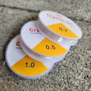 [하프클럽/]탄성 팔찌만들기 우레탄 줄 0.5mm 0.7mm 1.0mm 3종세트 DIY 셀프 패션