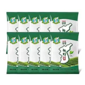 [지도표성경] 지도표 성경김 녹차 전장김 30gx10봉
