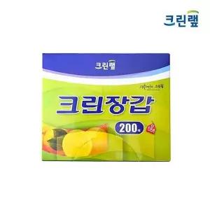 [제이큐]염색크린장갑 비닐장갑 청소장갑 염색장갑 실험용장갑 200p 투명