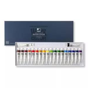 (튼튼)신한 전문가 수채화물감 12ml 20색 미술 화방 색칠 그림 채색 재료 학원