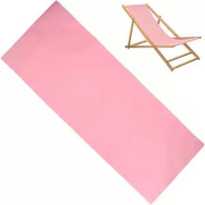 GORGECRAFT 비치 슬링 체어 교체용 캔버스 120x43.5cm 두꺼운 야외용 의자 천 진주 핑크색 리클라이닝