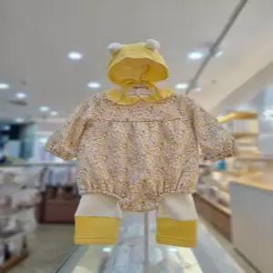 아가방 세이브존06 델리플라워 바디수트세트(모자) 01S727954
