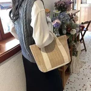 (히트템) 에코네이처 토트백 에코백 라탄백 여름가방 에코백
