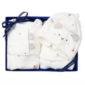[갤러리아] (압소바출산,태교세트)베이오가닉배냇가운+우주복+신생모3종세트(AB2651NG05SET)