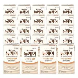 뉴케어 구수한맛 미니 150ml 24팩영양식 캔케어 식사대용 어르신선물 요양원 음료 드링크 노인 경관식