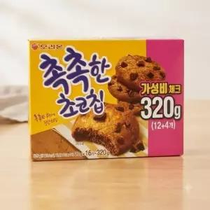 오리온 촉촉한 초코칩 16개입, 3박스