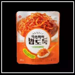 샘표 쓱쓱싹싹 밥도둑 오징어채볶음 60g