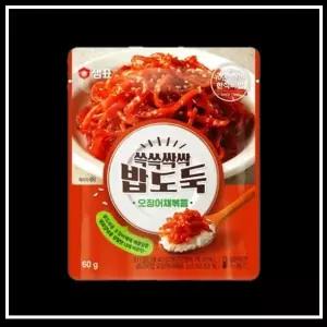 샘표 쓱쓱싹싹 밥도둑 오징어채볶음 (60G)