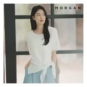 모르간 에센셜 로우타이 블라우스 런칭 가격 69,900원