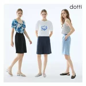 DOTTI 도티 린넨블렌디드 버뮤다 팬츠 여성 3종