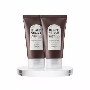 [1+1/단독기획] 스킨푸드 블랙슈가 퍼펙트 스크럽 폼 더블기획 (180g+180g)