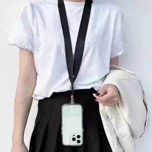 목걸이형 핸드폰 휴대폰줄 DD-12357 스트랩 길이조절 어깨끈 양손의자유 장보기 분실방지 소매치기방지