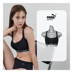 매장정품 푸마바디웨어 푸마 바디웨어 여성 풀커버 노와이어 몰드 브라 블랙 1819695