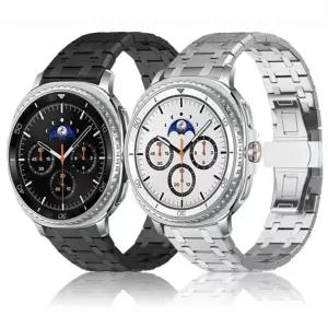 갤럭시워치8 오크 메탈밴드 스트랩 갤워치8 스테인레스 스틸 시계줄 40mm 44mm