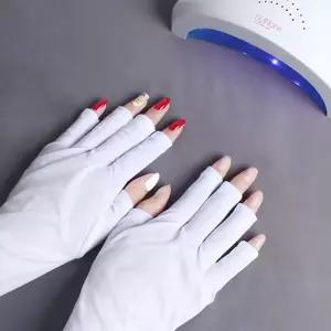 UV 자외선 차단 네일장갑 네일아트 손 손등 보호 장갑 네일케어도구