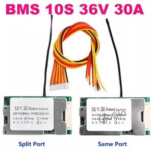 BMS 10S 36V 30A 배터리 충전 보드 PCB 18650 균형 보호 전기 자동차 용 이온 셀 밸런서