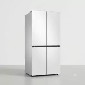 [삼성] 비스포크 AI 냉장고 4도어 1등급 푸드쇼케이스 RM70F90M1ZD [Dp] 에센셜화이트