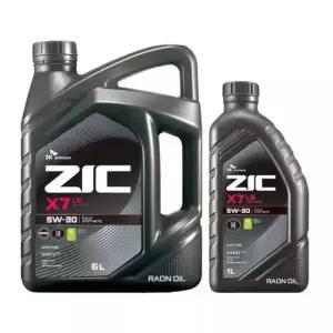 ZIC X7 LS 5W30 6L+1L 7L Set C2C3 지크 합성 디젤 엔진오일