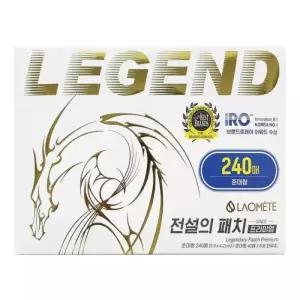 라오메뜨 전설의패치 레전드 프리미엄 준대형 240매 (40매 x 6개 파우치)