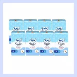 쏘피 바디피트 팬티 라이너 롱 소피 천연 코튼 라이너 무향 40개입 x 8팩