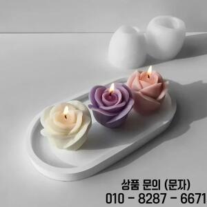 새로운 3D 꽃 실리콘 양초 금형 수제 장미 비누 석고 초콜릿 베이킹 발렌타인 데이 선물