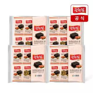 [광천김] 명란김 명란알 명란맛 도시락김 12개입, 4개