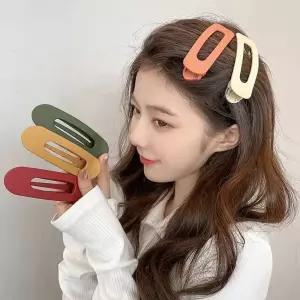 예쁜머리핀 헤어핀 대형클립핀 올림머리 컬러 집게핀