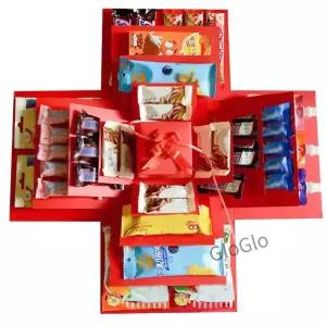 5층 DIY 폭발 선물 상자 직접 다양한 만들어보세요 생일 파티 크리스마스를 위한 신비한 자작