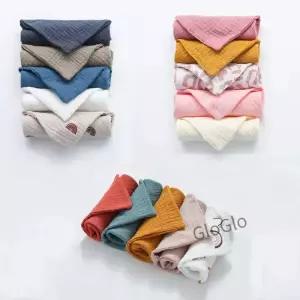 5 PcsWashcloth Faloth 워시 핸드 페이스 와이프 코튼 스퀘어 타월 손수건 모슬린 천 먹이 턱받이